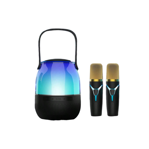 Home Singing Karaoke Wireless Outdoor Portable Speakers With LED