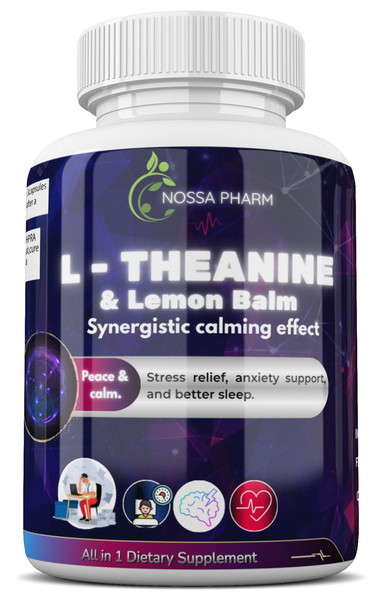 L - Theanine &amp; Lemon Balm - 60 Veggie Capsules