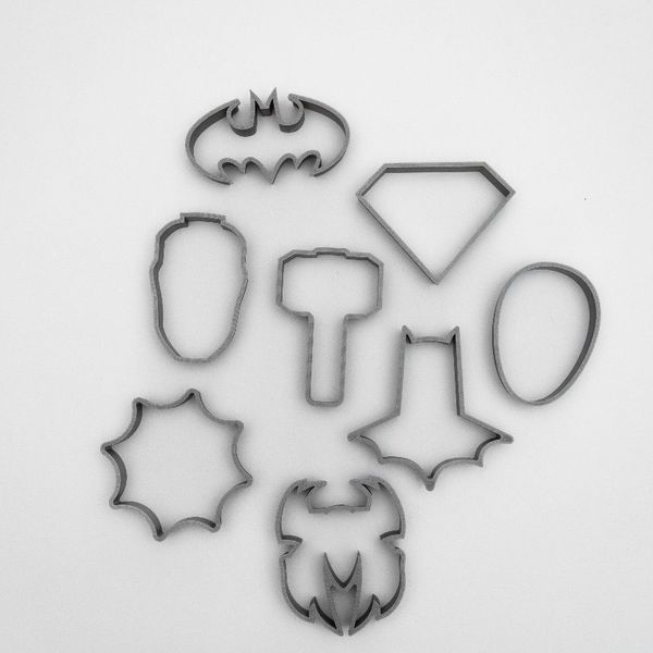 Superhero Cookie Cutter Set (8-Pack)