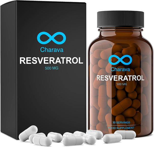 Charava - Resveratrol 500mg - Longevity Supplement
