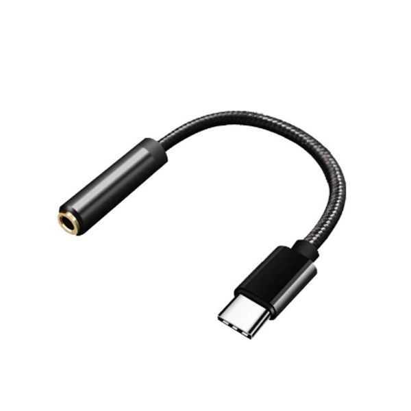 Type C to 3.5mm Stereo Audio Headphone Jack Adapter