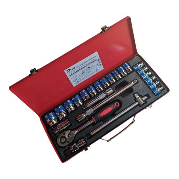 25 Piece Socket Set (CR-V) 1/2