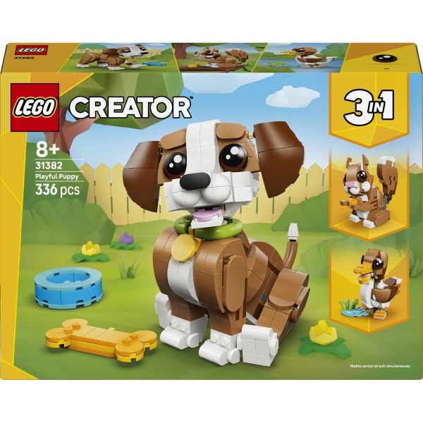LEGO® Creator 3 in 1 Cute Animals: Playful Puppy Dog 31382