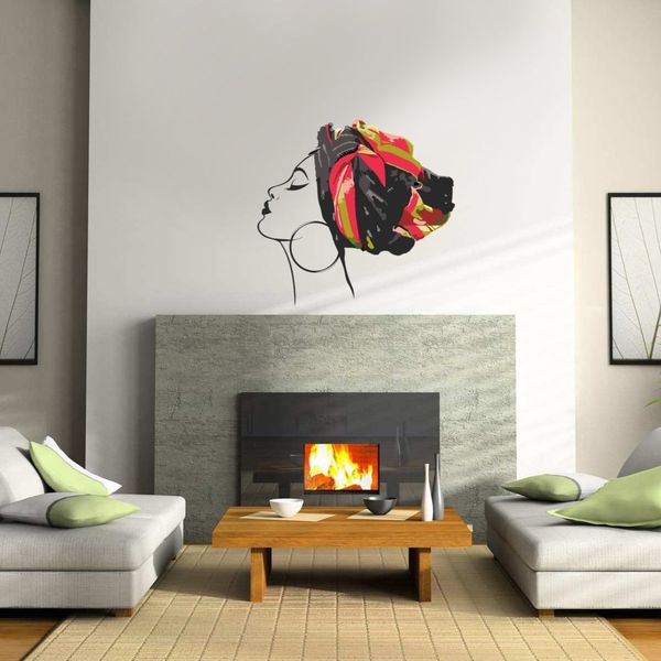 Fantastick - Lady Africa Vinyl Wall Sticker