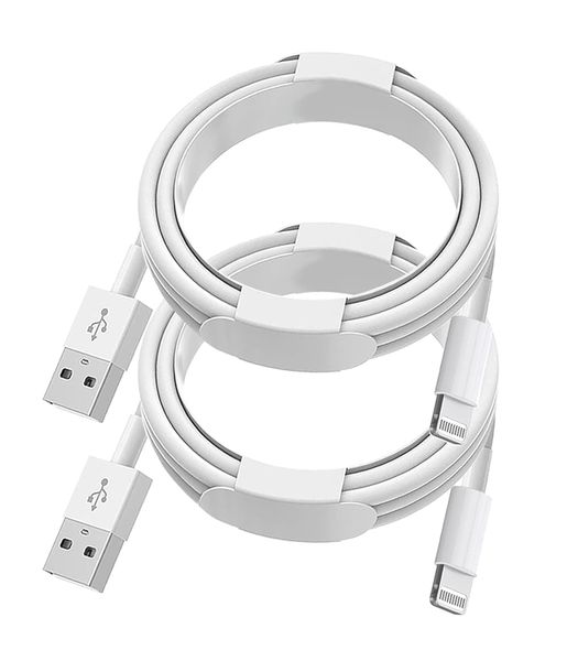 Super Fast High Quality USB To Lightning IOS Charging Cable 1M (2Pices)