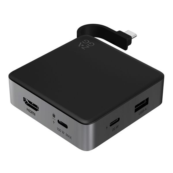 Zagg 4-Port Hub USB-C Black/Charcoal