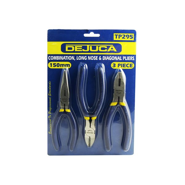 Dejuca - Plier Set - 150mm - 3/piece - 4 Pack