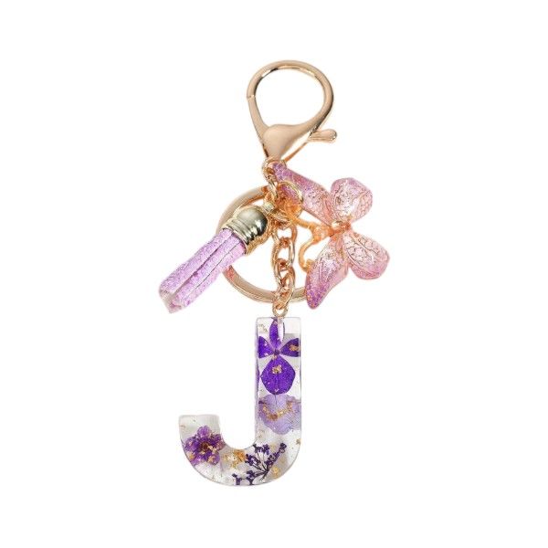 Dried Flower Resin Letter 