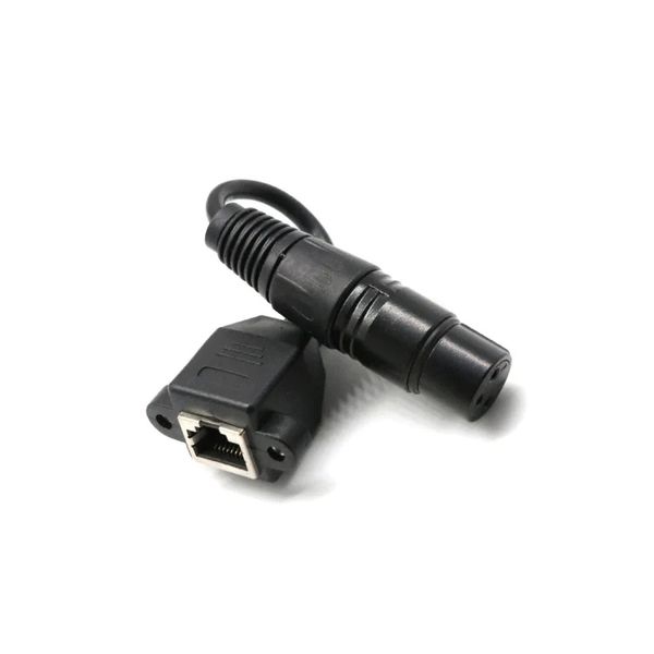 GLS XLR 3 Pin Female To RJ45 Cable Adapter 0.3M