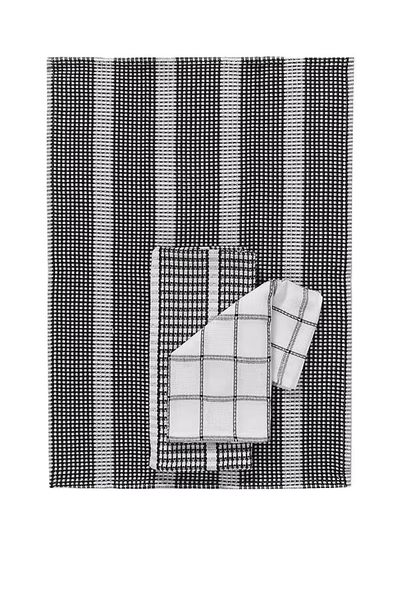 3 Pack Premium Stripe Cotton Tea Towels image