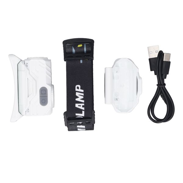 Motion Sensor Magnetic Headlamp With Cap Clip White