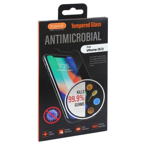BASE Anti-Microbial Premium Screen Protector for iPhone 12 / 12Pro (6.1)