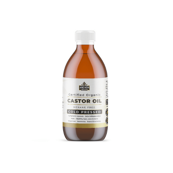 Castor Oil Organic - Cold Pressed - 500ml- for Hair, Skin &amp; Wellness