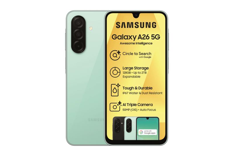 Samsung Galaxy A26 5G 128GB Dual Sim - Mint