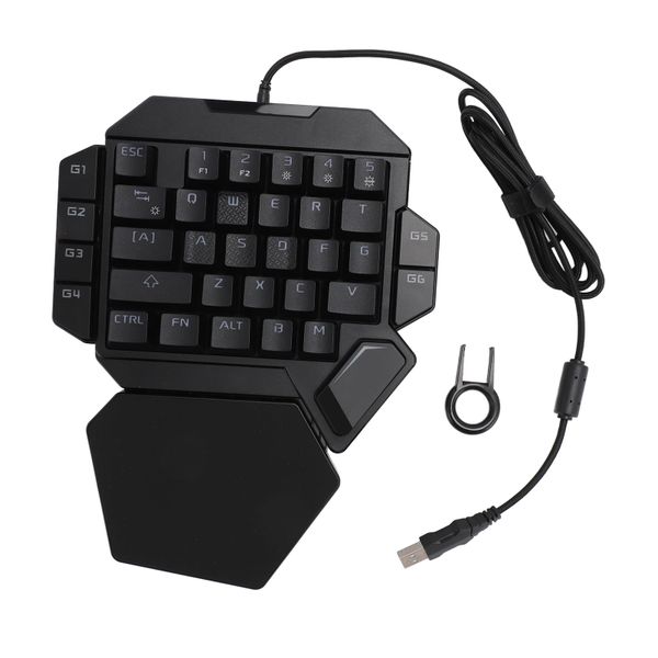 35 Key RGB Keypad Wrist Rest, Blue Switch, Gaming