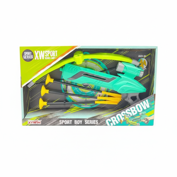 XW Sports Kids Toy Crossbow Set with Quiver and Arrows
