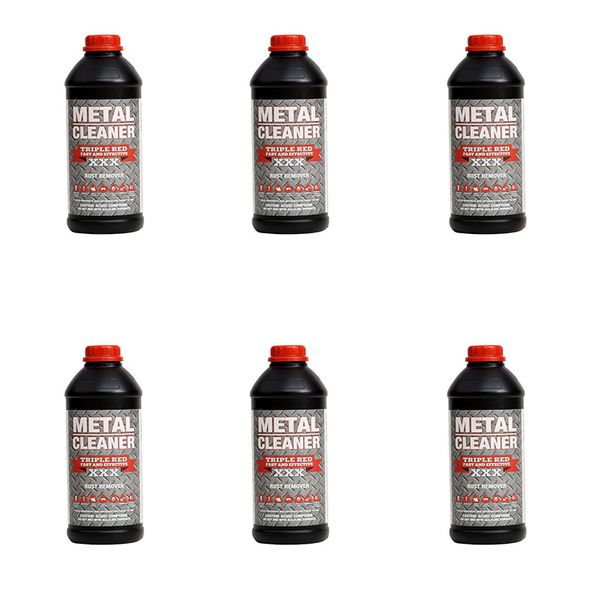 TRIPLE RED Metal cleaner 1 Litre - 6 Pack