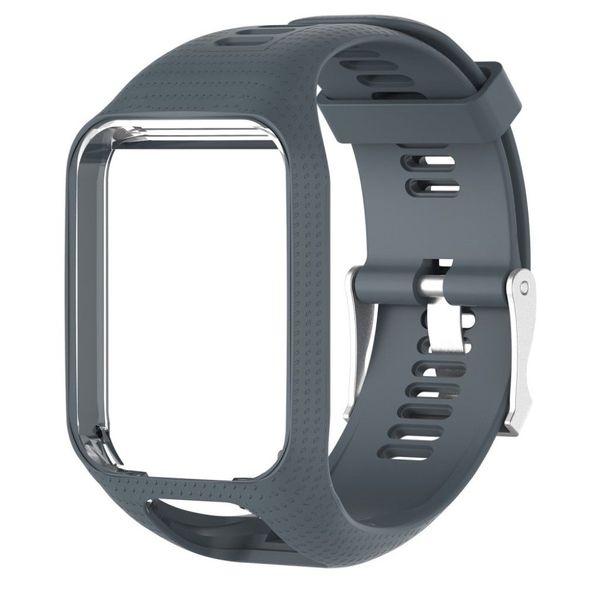 Strap Compatible with TomTomRunner 2 3/Spark 2 3/Golfer 2/Adventurer - Grey