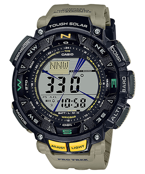 Protrek Mens 100m Solar Triple Sensor - PRG-240-5DR