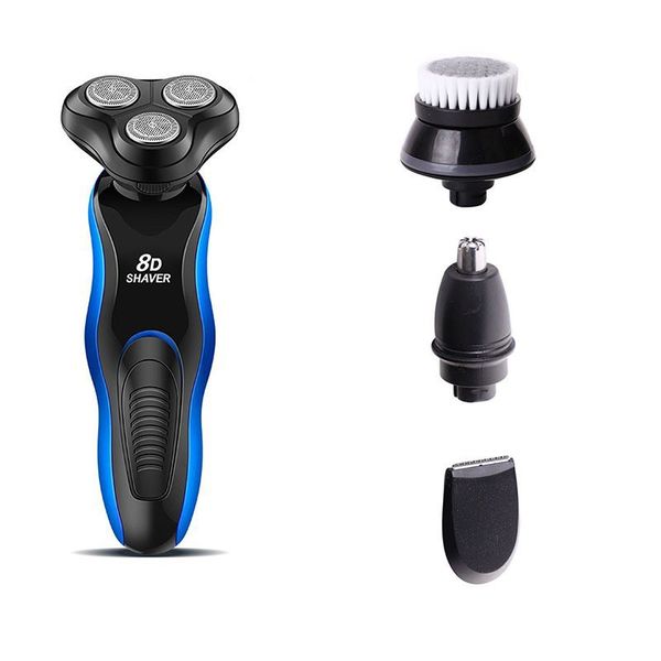 Men Electric Shaver 4in1 Waterproof Dry Wet Beard Trimmer