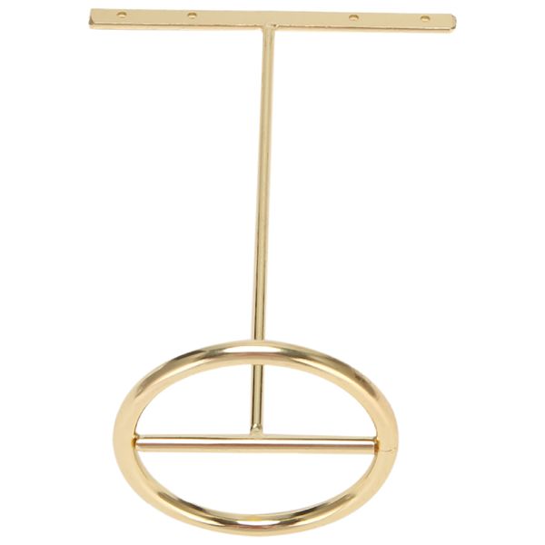 Gold Earrings Display Rack T-Shape Earrings Showcase Golden Large