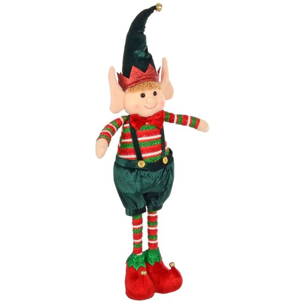 Large Elf Figure Standing Christmas Decoration- Boy