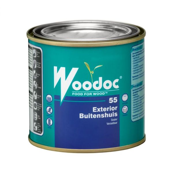 Woodoc - 55 Outdoor Sealer Gloss 1L Dark Brown