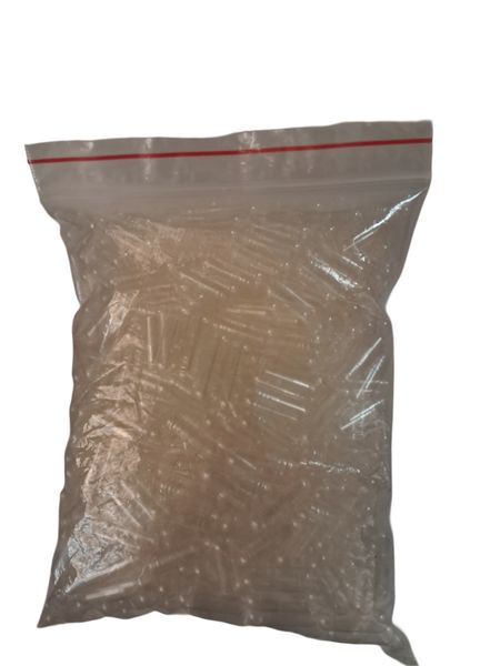 Size "0 " Clear Gelatin Capsules