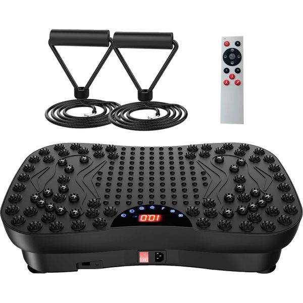BezosMax Vibration Plate Exercise Machine, Full-Body Workout Equipment
