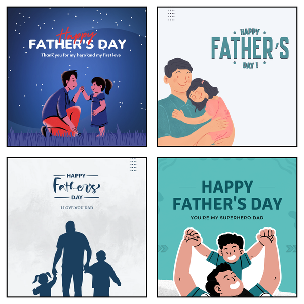 Mini Father's Day Cards, from the KIDS
