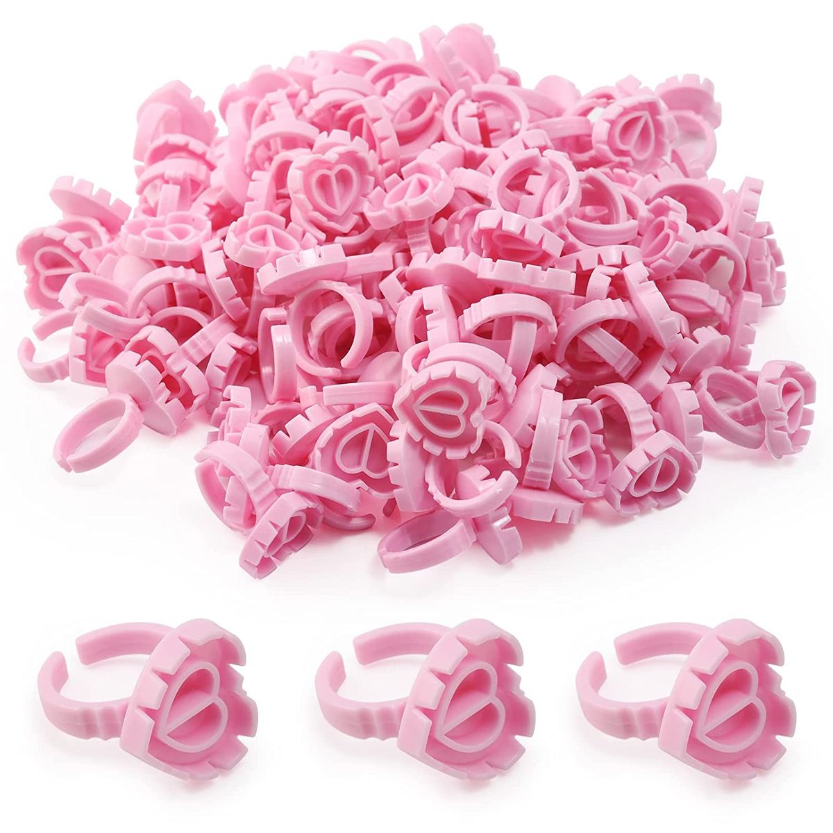 100 Pieces Pink Disposable Glue Rings for Eyelash Extensions Shop Today. Get it Tomorrow
