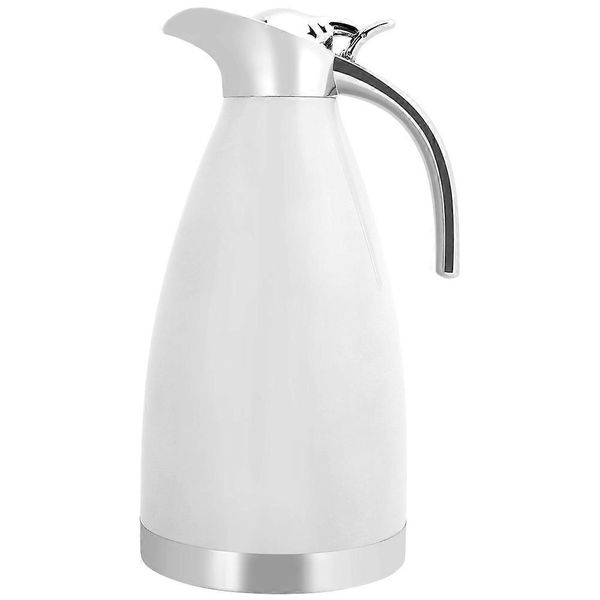 White 2L Insulated Thermal Coffee Carafe Jugs