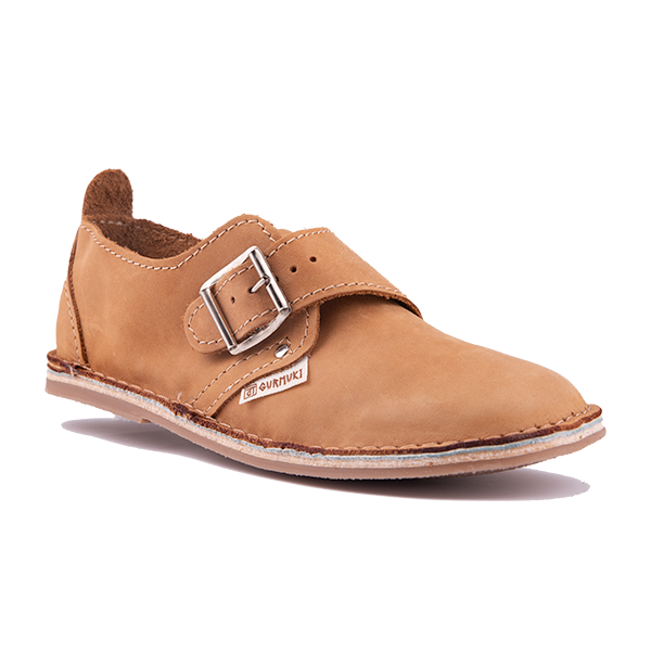 Gurmuki Ladies Vellies Buckle - Beige