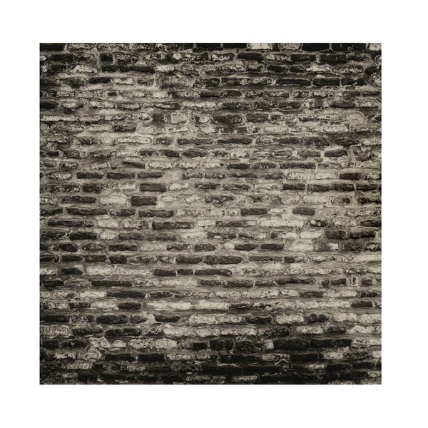 PVC Photography Backdrop, Black &amp; White Brick, 1m x 1m