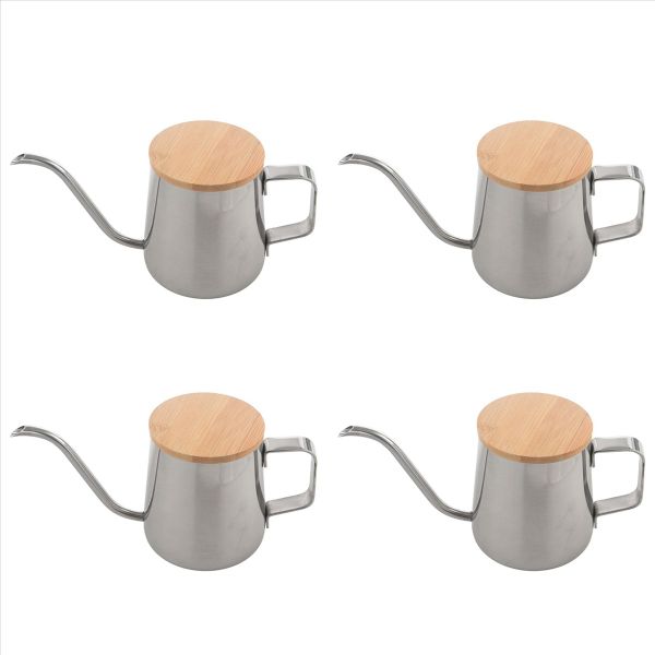 350Ml Long Narrow Spout Coffee Pot Gooseneck Kettle Stainless Steel