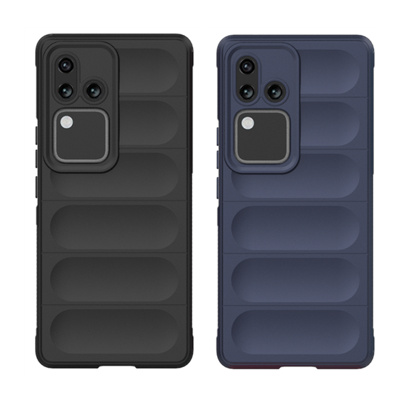HD Shockproof Protective Case Compatible with Vivo V30 red purple 2 Units