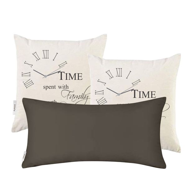 Pandok - Scatter Cushion Cover Set (3 Pack) - Time Spent
