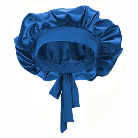 Selphies Tie -On Satin Bonnet Sleeping Night Cap (Headwrap