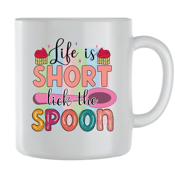 Spoon Coffee Mugs for Women Trendy Kitchen Baking Graphic Cups Present 101