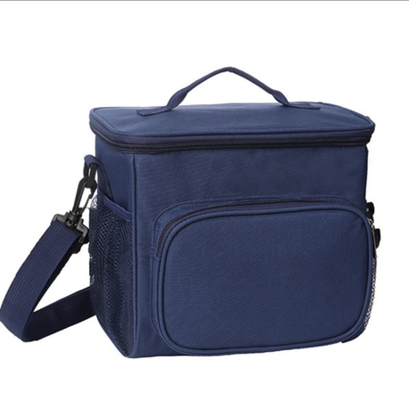 Thermal Insulated Cooler Bag with Strap Navy