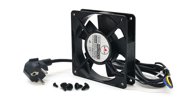 MR A TECH Cabinet Cooling Fan Directly to 220V AC ( with power cord )