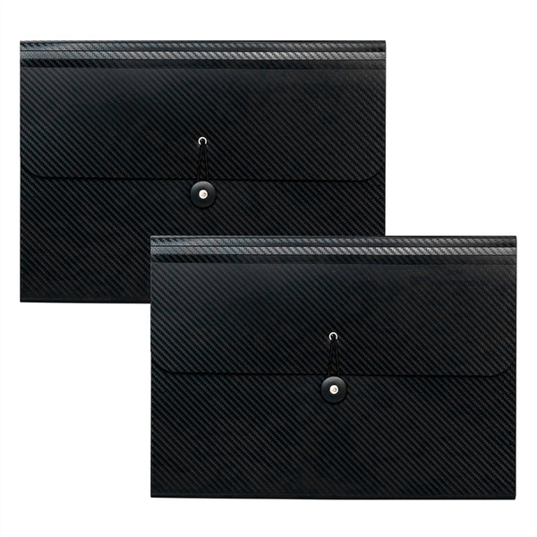 13 Pocket Expanding Folder Accordion Folder, for School Office, 2PCS