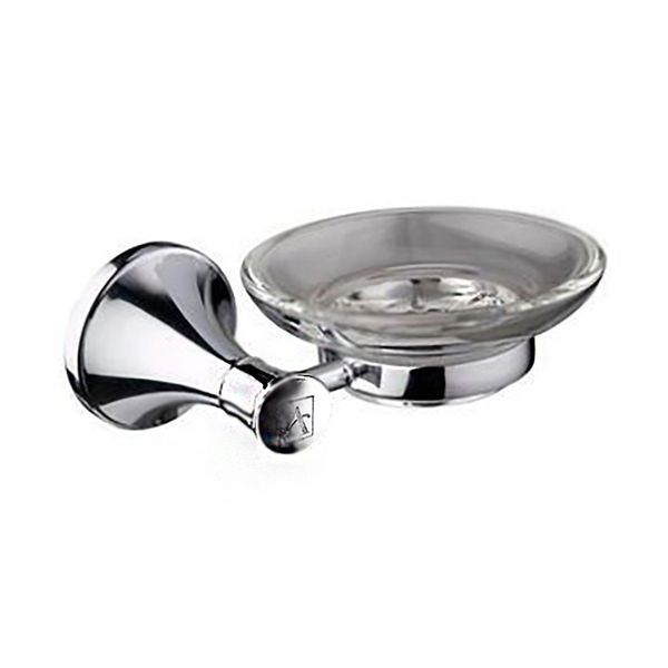 Kirk Aqua Royal Soap Dish Made From Zinc In A Chrome Plated Finish