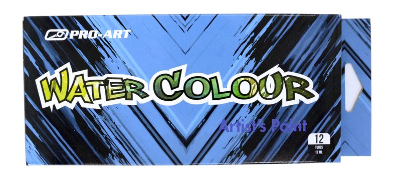 Pro-Art Water Colour Paint Set 12 Tubes 12ml
