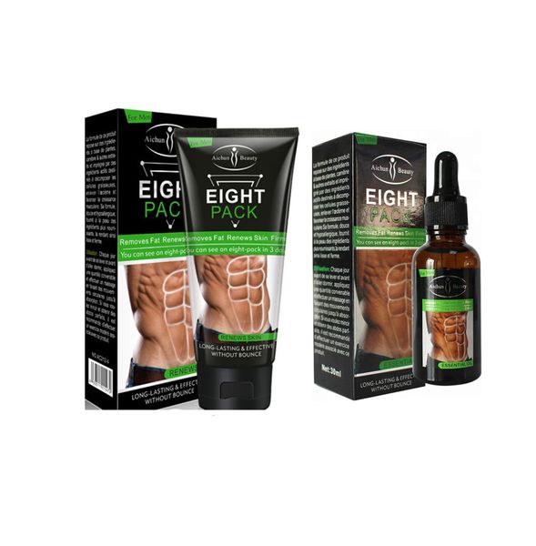 Eight Pack Abs Slimming Cream and Oil Combo