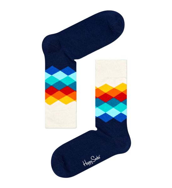 Faded Diamond Sock