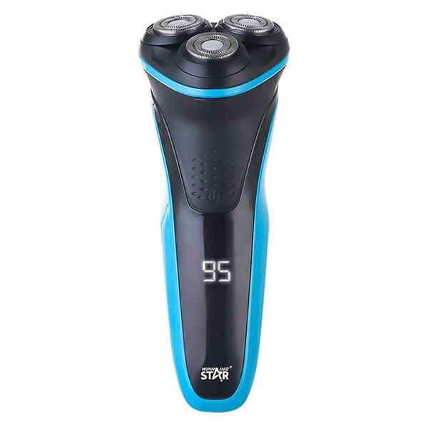 Winning Star LCD 3 Blade Fast Rechargeable Electric Shaver For Men