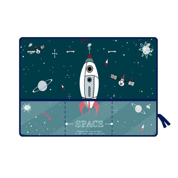 Cute Patterns Car Window Curtain Sun Shades with Storage Pockets