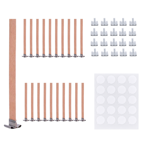 19x130mm Wooden Wick Set