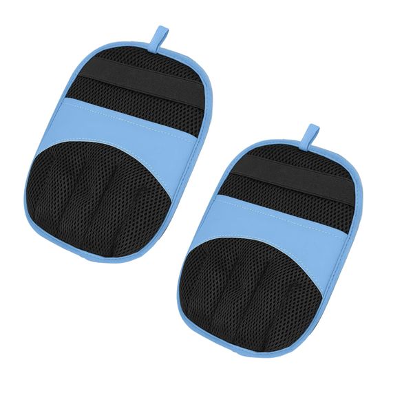 Static Pet Hair Combing Cleaning Gloves for Cats and Dogs, Blue